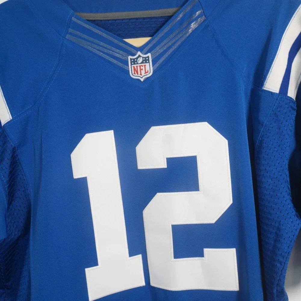 Nike Andrew Luck Indianapolis Colts Jersey Womens 40 Blue NFL‎ On Field 12